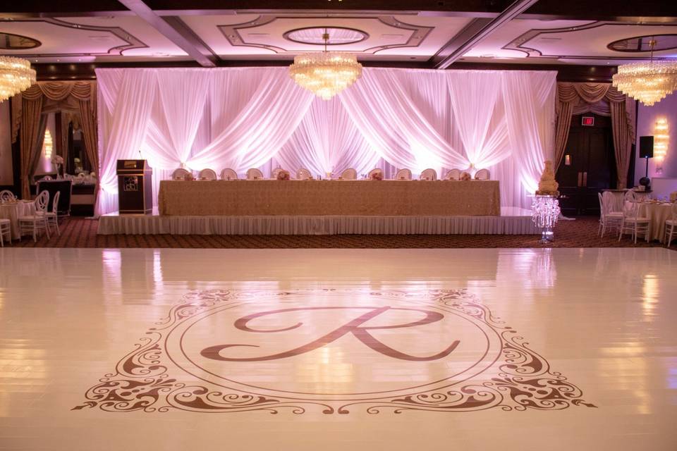 Single Color Decal Dance Floor