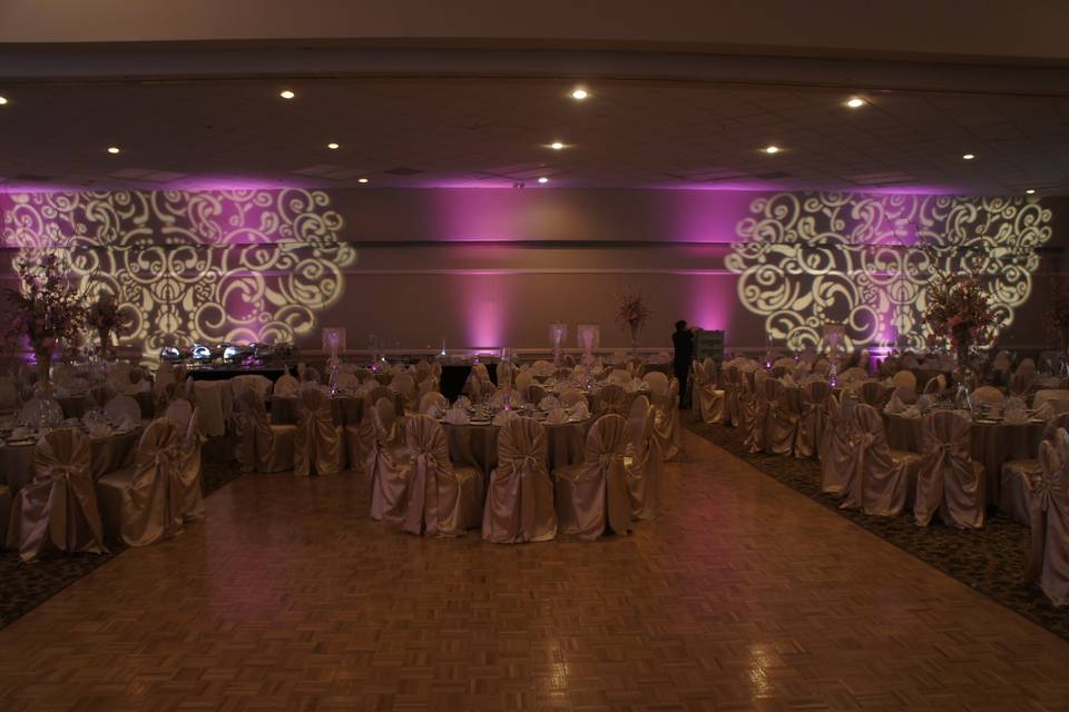 Gobo Projection & Uplighting