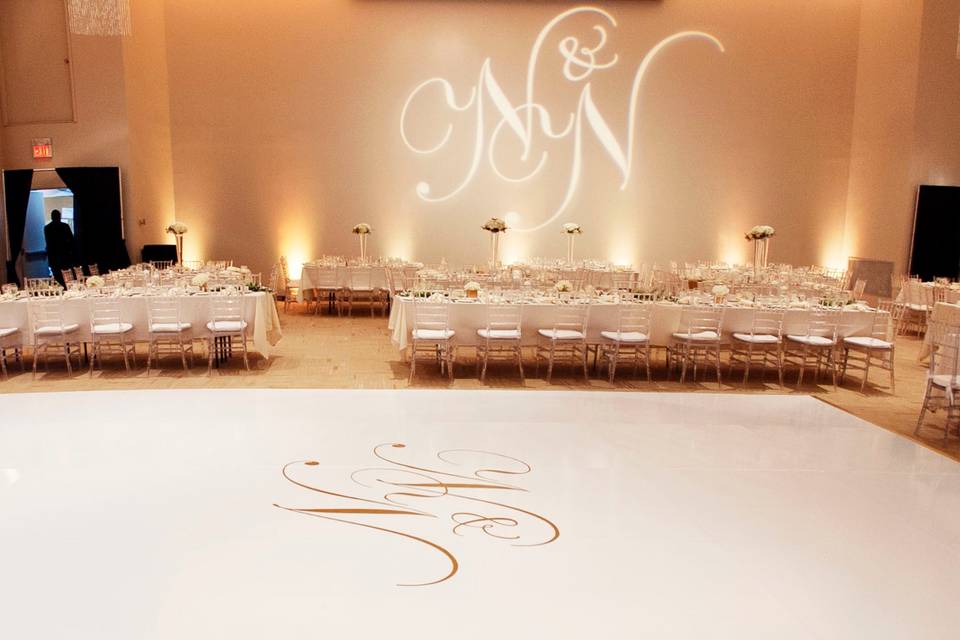 Monogram & Dance Floor Wrap