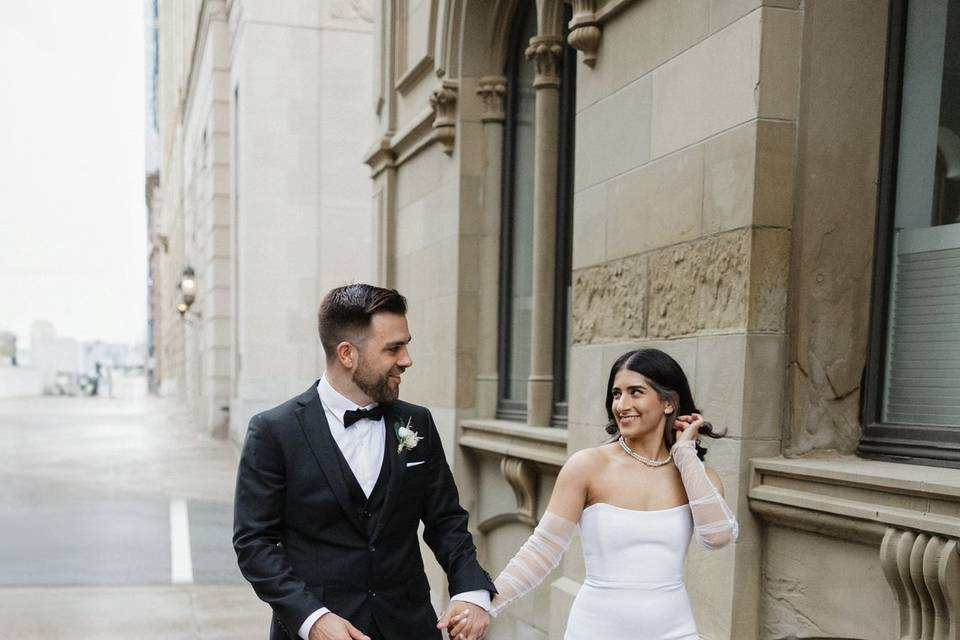 Downtown wedding