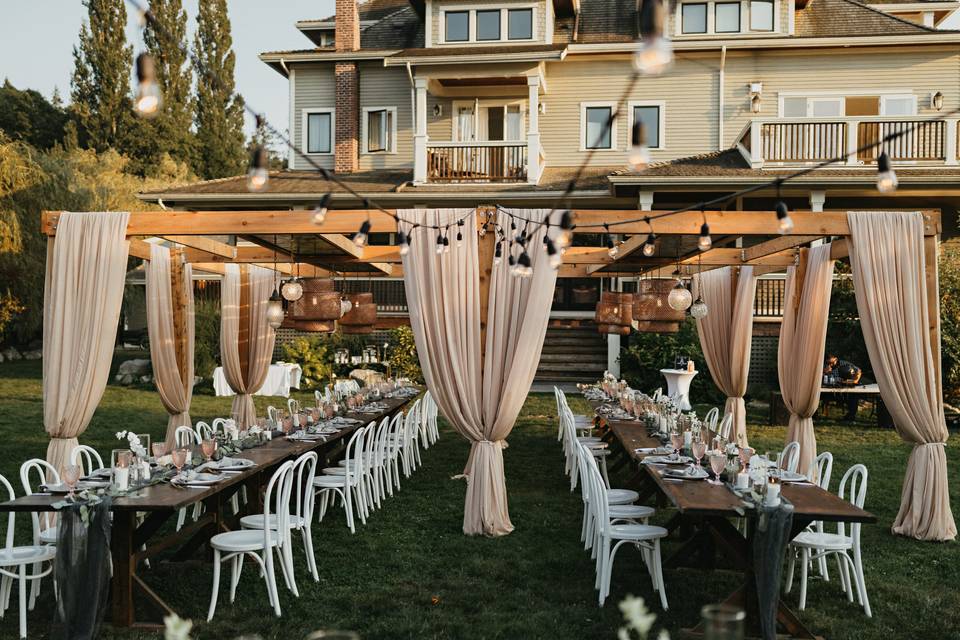 Intimate Backyard Wedding