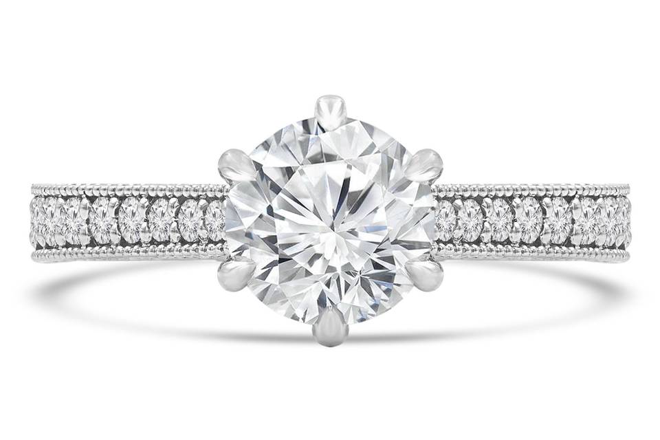 Pave Engagement Ring