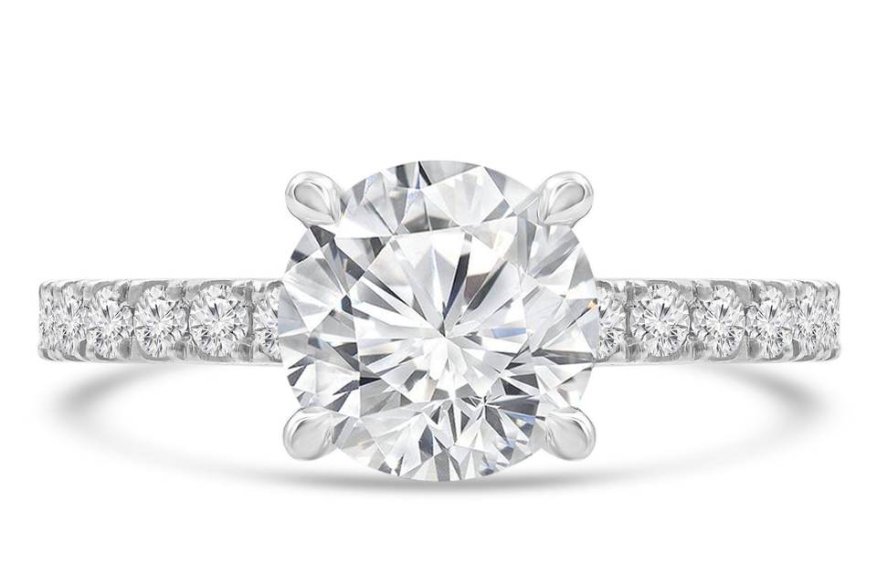 Pave Engagement Ring