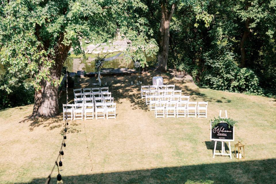 Outdoor ceremony