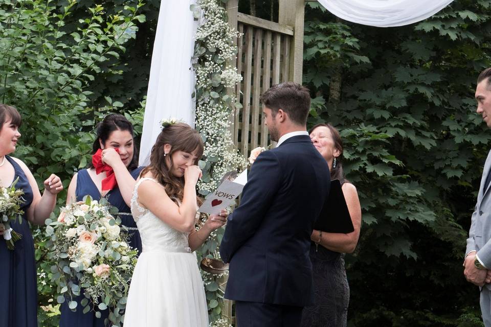 Saying 'I do' at Secret Garden