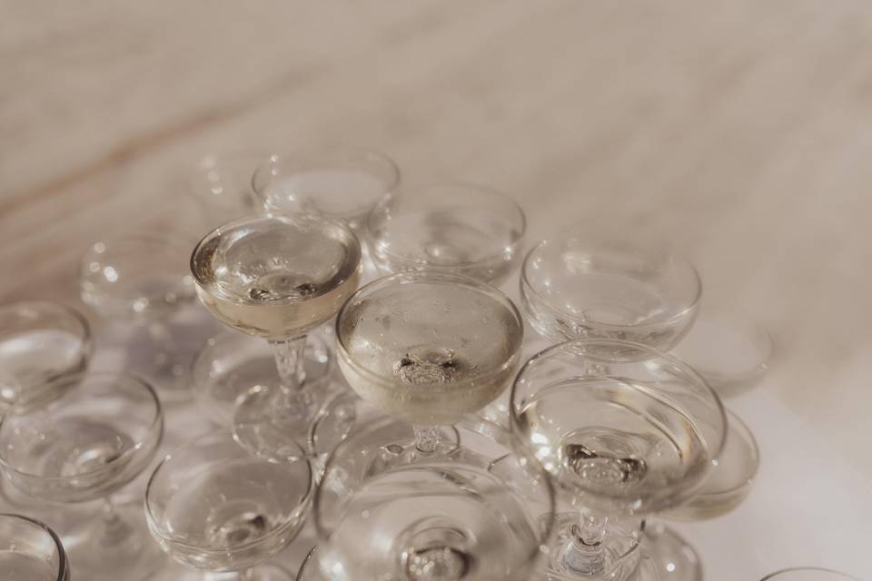 Champagne tower