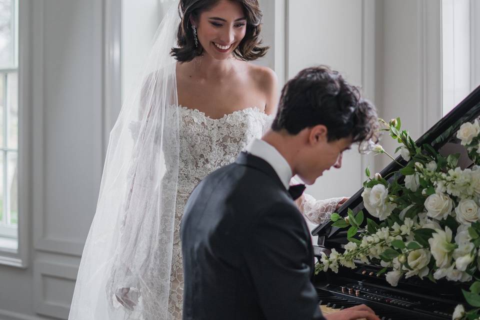 Groom on Piano