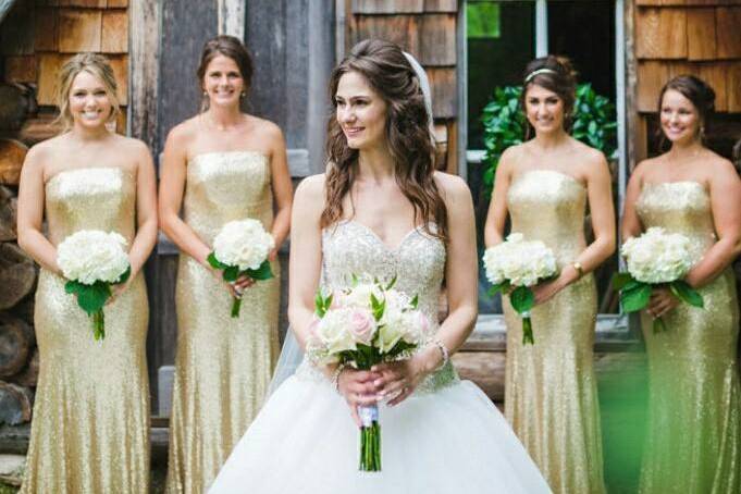 Bride & bridesmaid bouquet