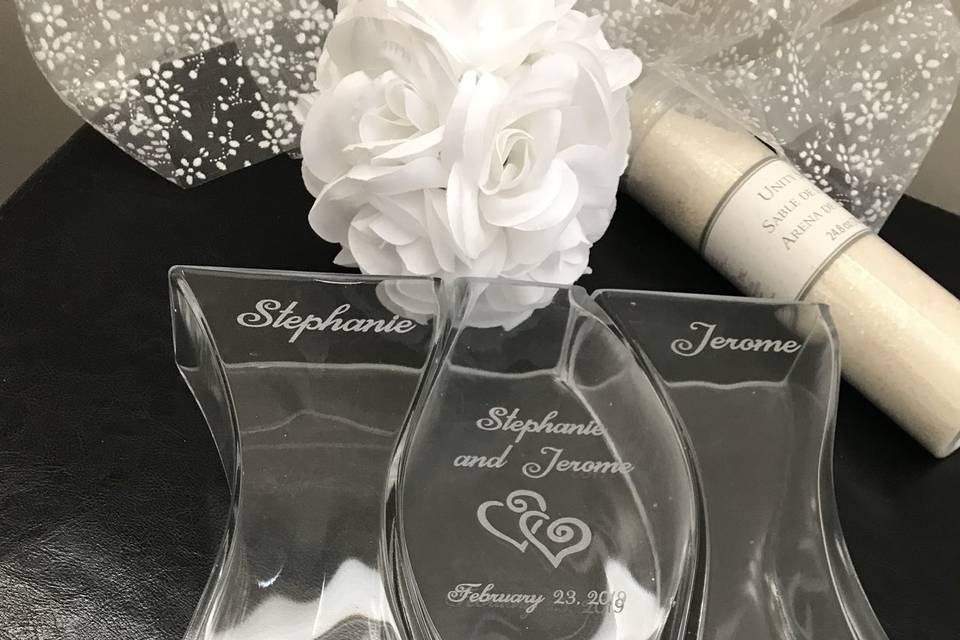 Unity Sand Ceremony Vases