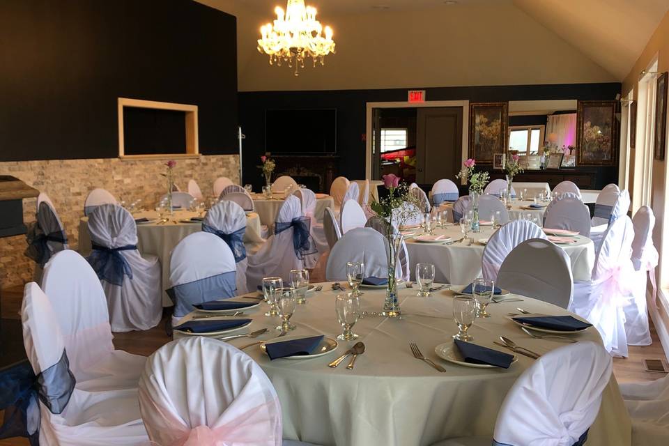 Wedding reception seating