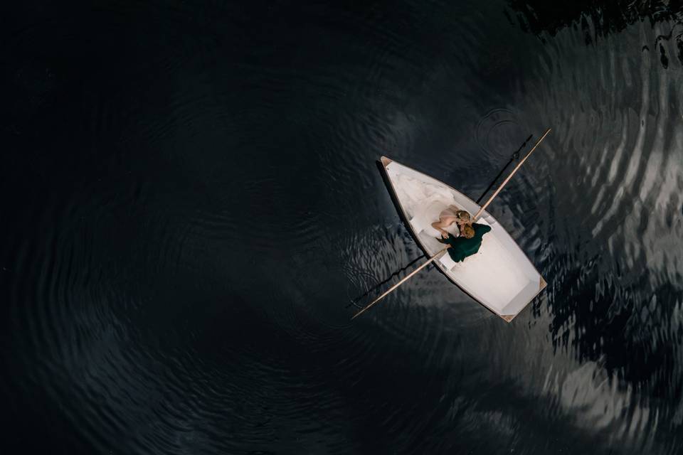 A Romantic Rowboat Ride