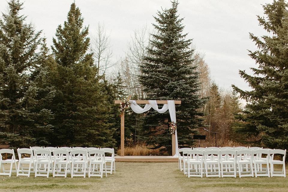 Set-up Ceremony Area