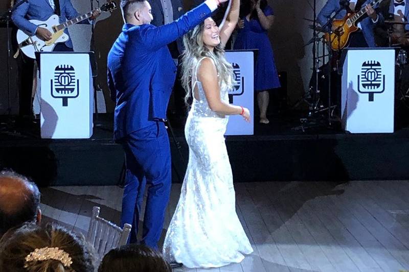 Bridal Couple Dancing