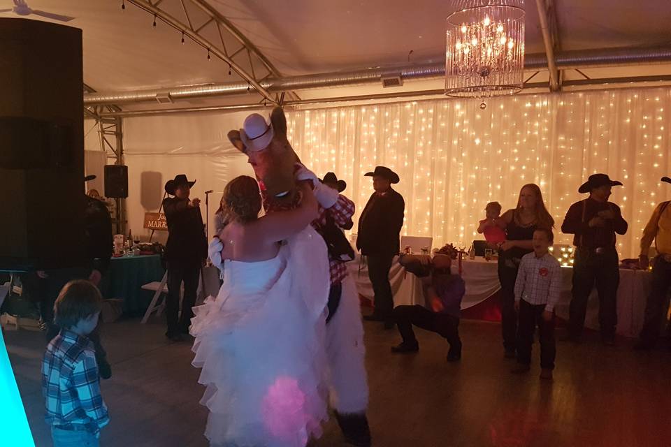 Stampede wedding