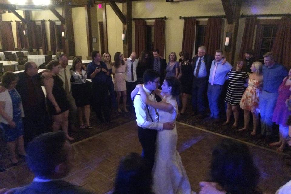 Intimate first dance