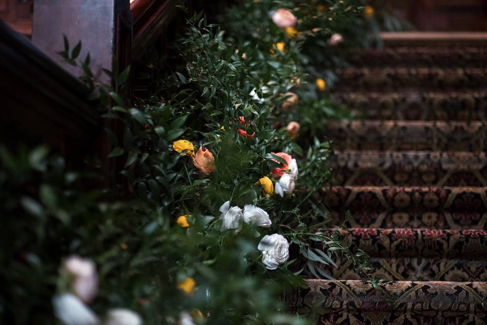 Floral arrangement details