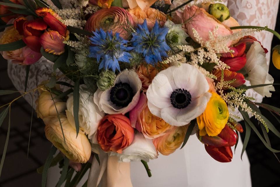 A colourful bouquet