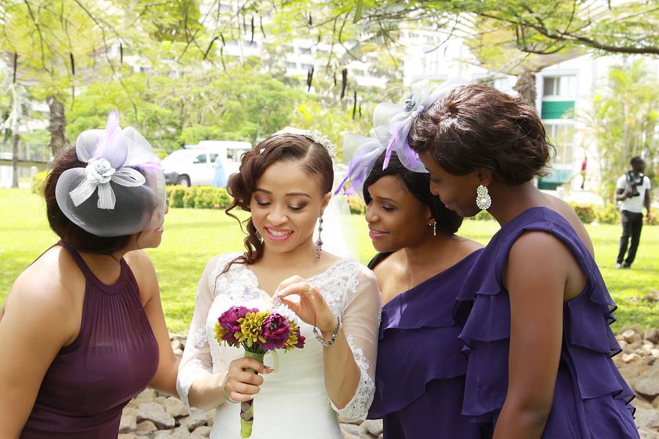 Neku & her bridesmaids