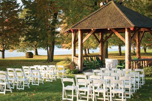 Garden ceremony location