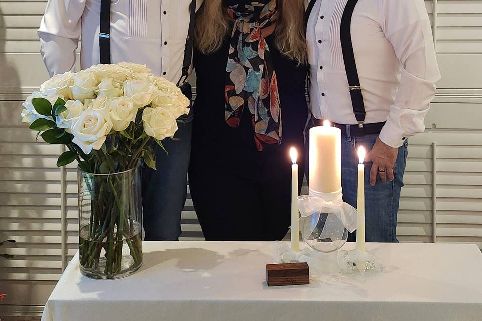 Intimate at Home wedding