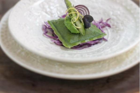 Spring Pea & Spinach Ravioli