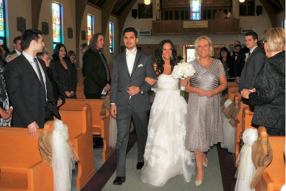 Burlington, Ontario wedding ceremony