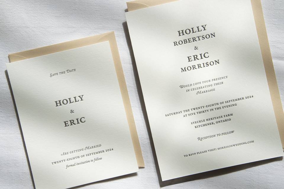 The Holly Invitation Suite