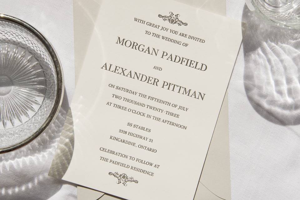The Morgan Invitation Suite
