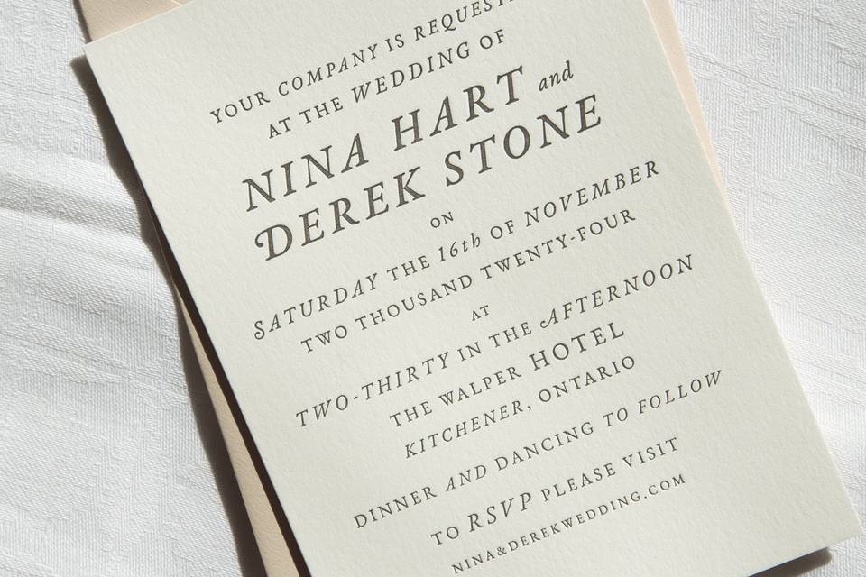 The Nina Invitation