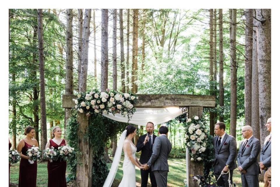 Outdoor wedding