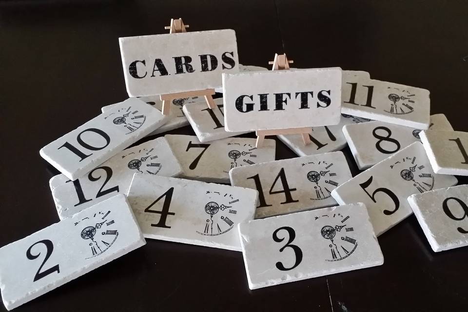 3x6 Table Numbers