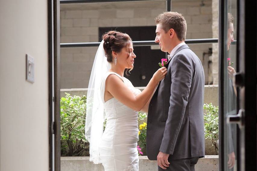 Bride and groom