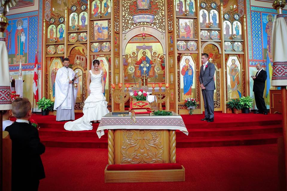 UUkrainian wedding ceremony