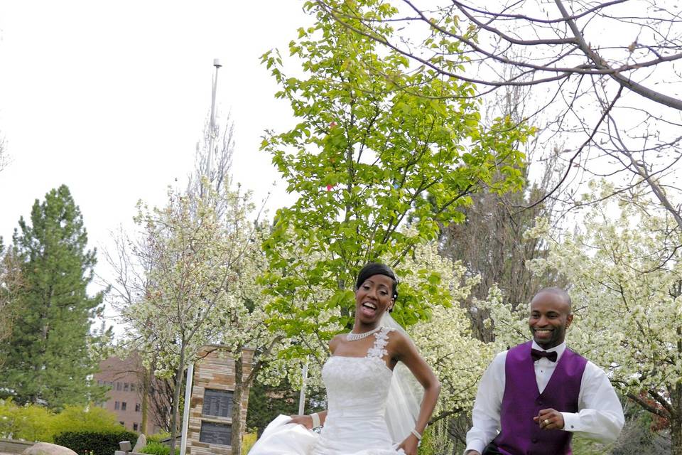 Bride and groom