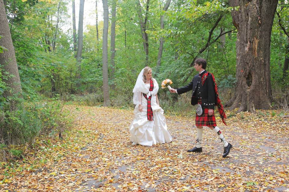 Bride and groom