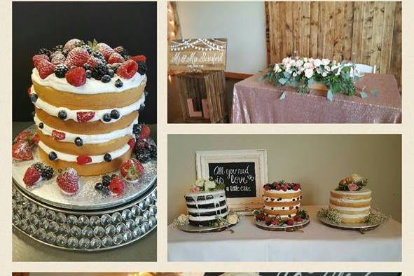 Naked cakes