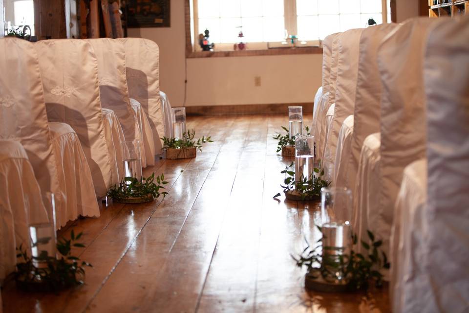 Ceremony in Winery