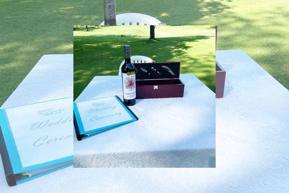 Wine box/love letter ceremony