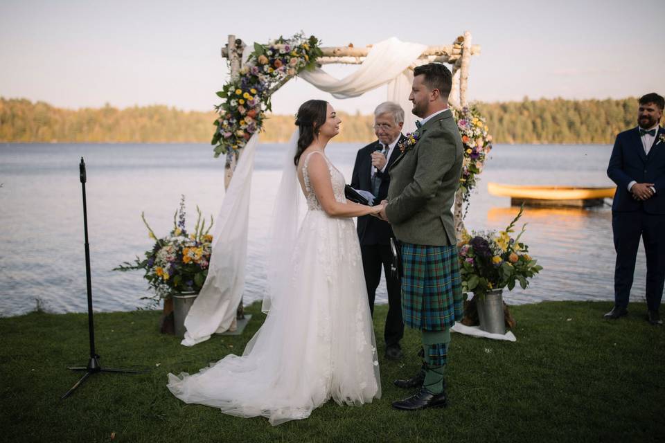 Outdoor ceremony