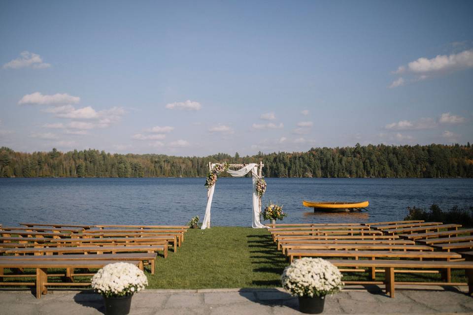 Outdoor ceremony