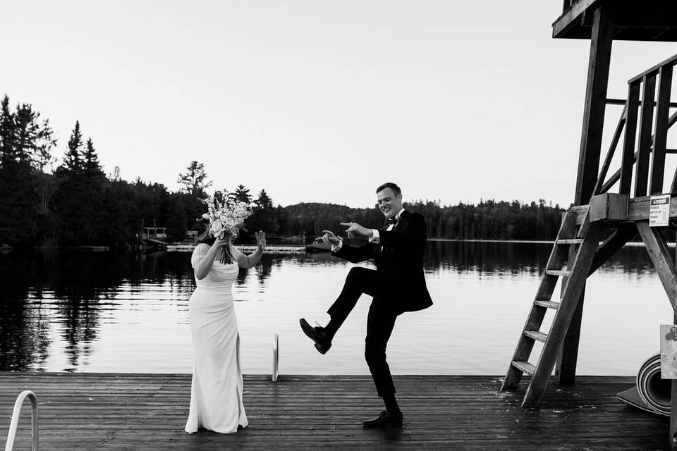 Bride and groom