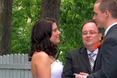 Fredericton, New Brunswick wedding couple