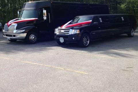 Party Bus & SUV Wedding Combo