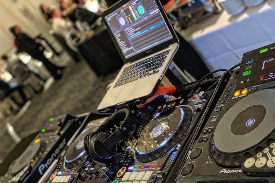 DJ setup