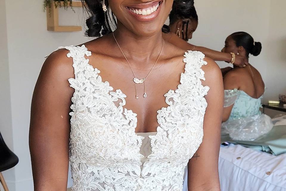 Minimalist Bridal Look