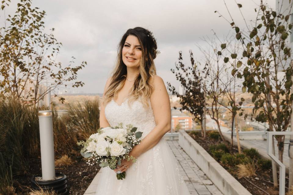 Urban Wedding Bridal Look