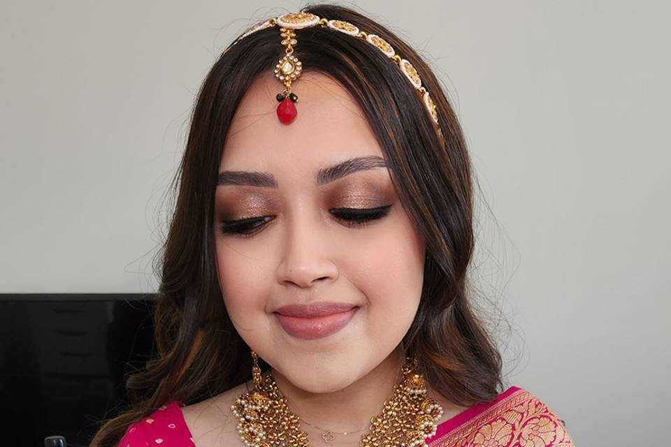 Cultural Wedding Makeup Look
