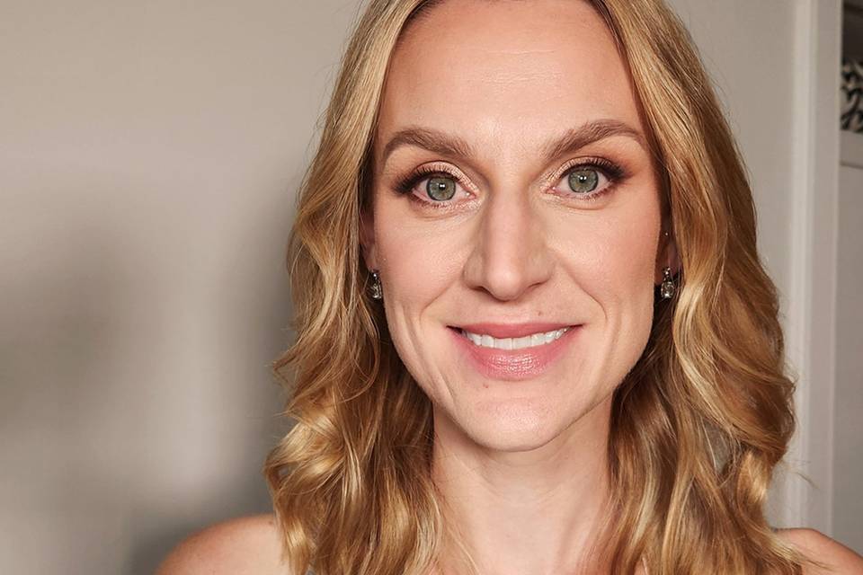 Soft Glam Bridesmaid Look