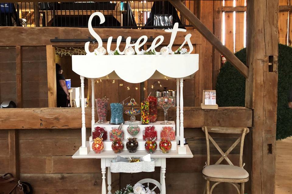 CANDY BAR CART