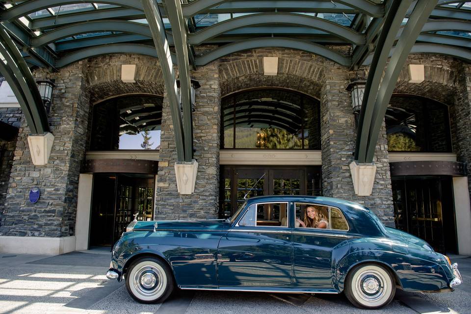 Banff, Alberta wedding limousine service